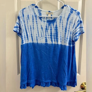Style & Co petite blue short sleeve top